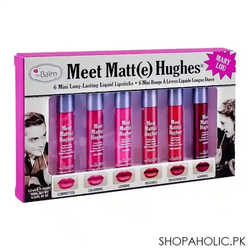 The Balm Cosmetics Meet Matt(e) Hughes Mini Lipstick, Vol-13 Shopaholic.pk The Balm Cosmetics Meet Matt(e) Hughes Mini Lipstick, Vol-13 Shopaholic.pk