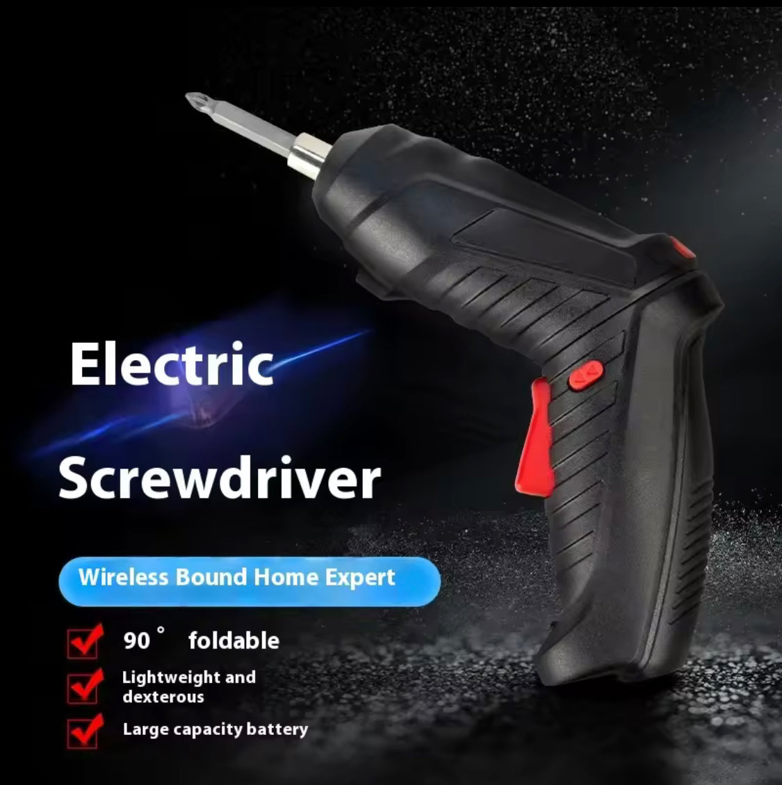 Rechargeable Cordless Screwdriver Tool Set - image 1