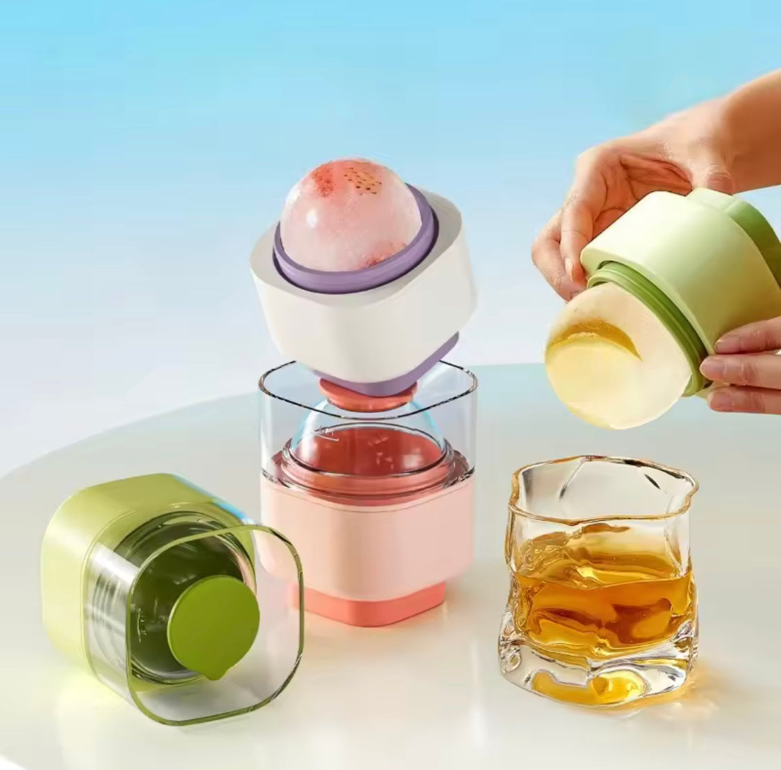 silicone ice ball mold main image