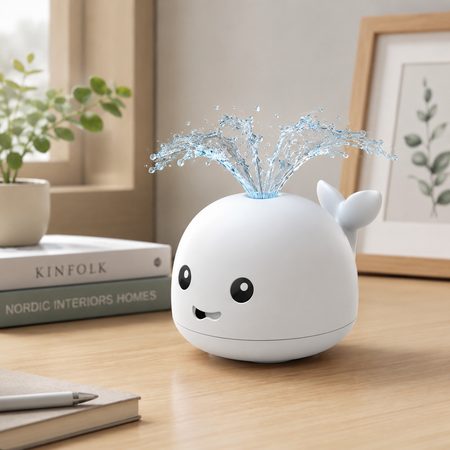 Mini Whale Fountain Happy Bath Toy