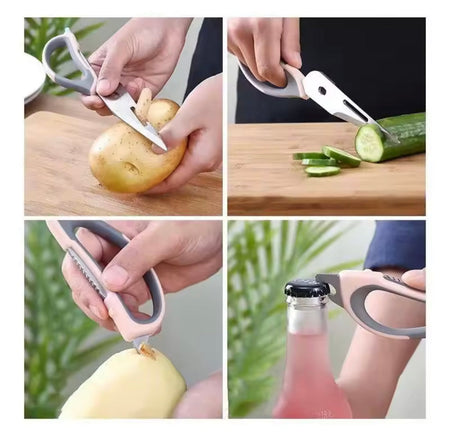 6 in 1 multifunctional kitchen scissors image 3
