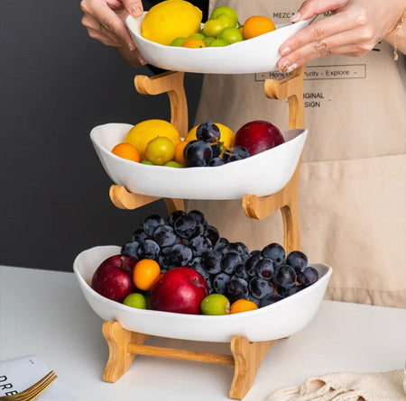 Three Layer European Style Fruit Tray - image 4