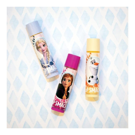 Lip Smackers Disney Frozen 2 Flavored Lip Balm - Moisturizing, Soothing Trio Mythical Juniper, Vanilla Snow-it-all, & Optimistic Berry, 3 Pcs, 12g - Image 2