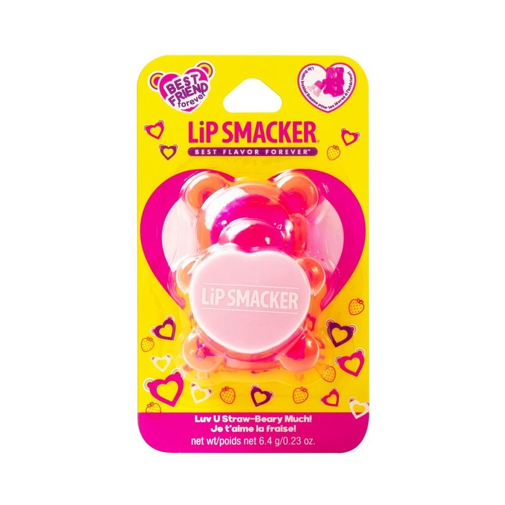 Lip Smacker Luv U Straw-Beary Much! Lip Balm, Strawberry, 6.4g - Main Image