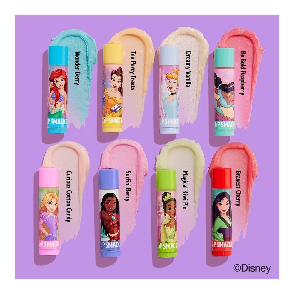 Lip Smacker Disney Princess Flavored Lip Balm Party Pack, 8 Pcs, 32.0g - Image 2