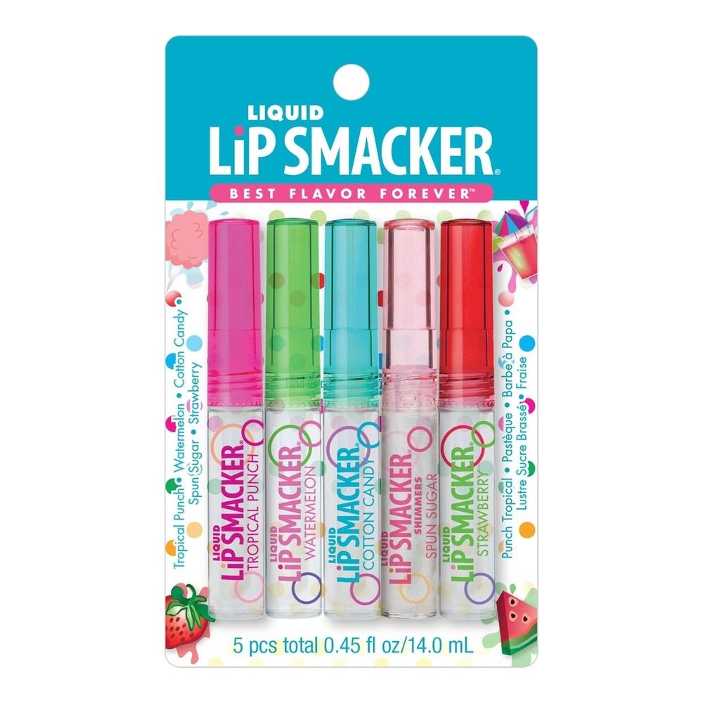 Lip Smacker Friendship Liquid Lip Gloss Party Pack, 5 Pcs, 14ml - Main Image