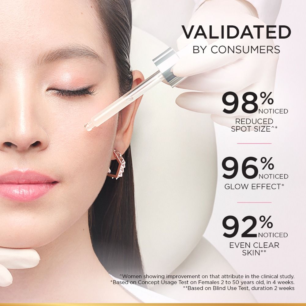 L'Oreal Paris Glycolic Bright Instant Glowing Serum, Reduces 57% Dark Spots, 15ml - Anti-Dark, Spot Brightening Face Serum - Image 6