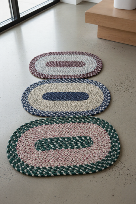 handmade oval shape doormats image 4