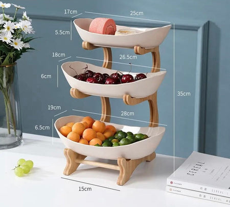 Three Layer European Style Fruit Tray - image 6