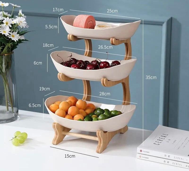 Three Layer European Style Fruit Tray - image 6