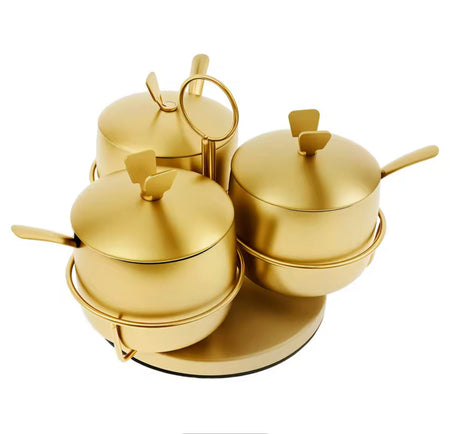 3pcs stainless steel seasoning jar with spoon image 7