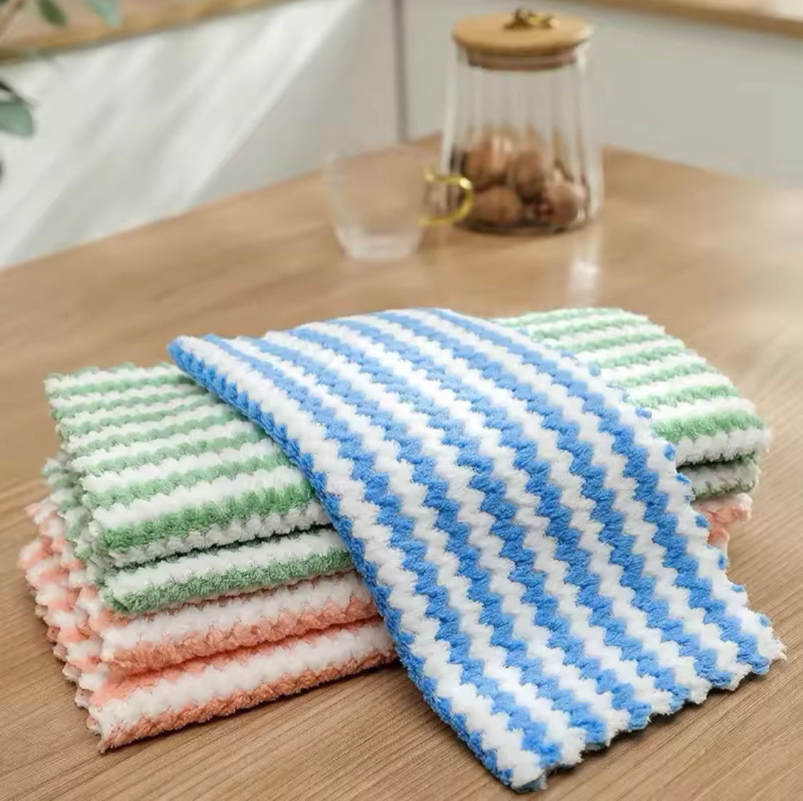 Pack Of 4 Superfine Fiber Kitchen Dishwashing Cloth - image 6