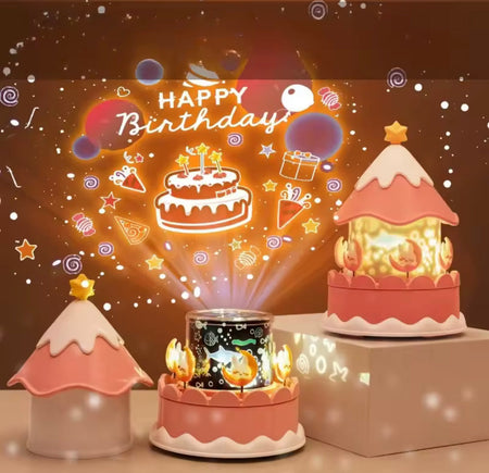 360° rotating starry sky projector main image