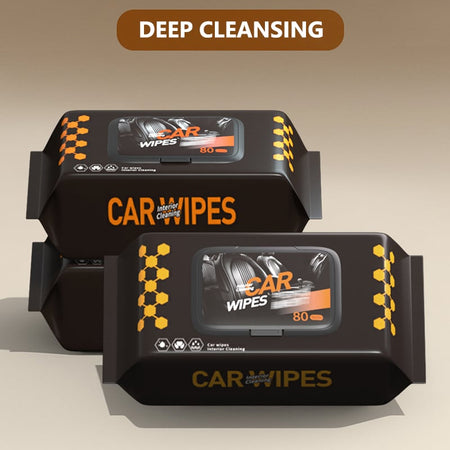 pack of 80 car interior cleaning wipes image 4