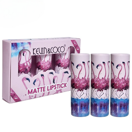 3 Pcs Matte Lipstick Set - Image 3