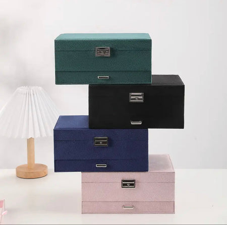 Large Capacity Jewelry Box with Lock - image 2