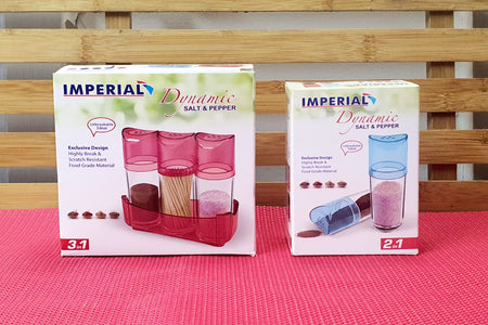Imperial Dynamic Salt & Pepper Condiment & Spice Rack 3 in 1/ Masala box image 5
