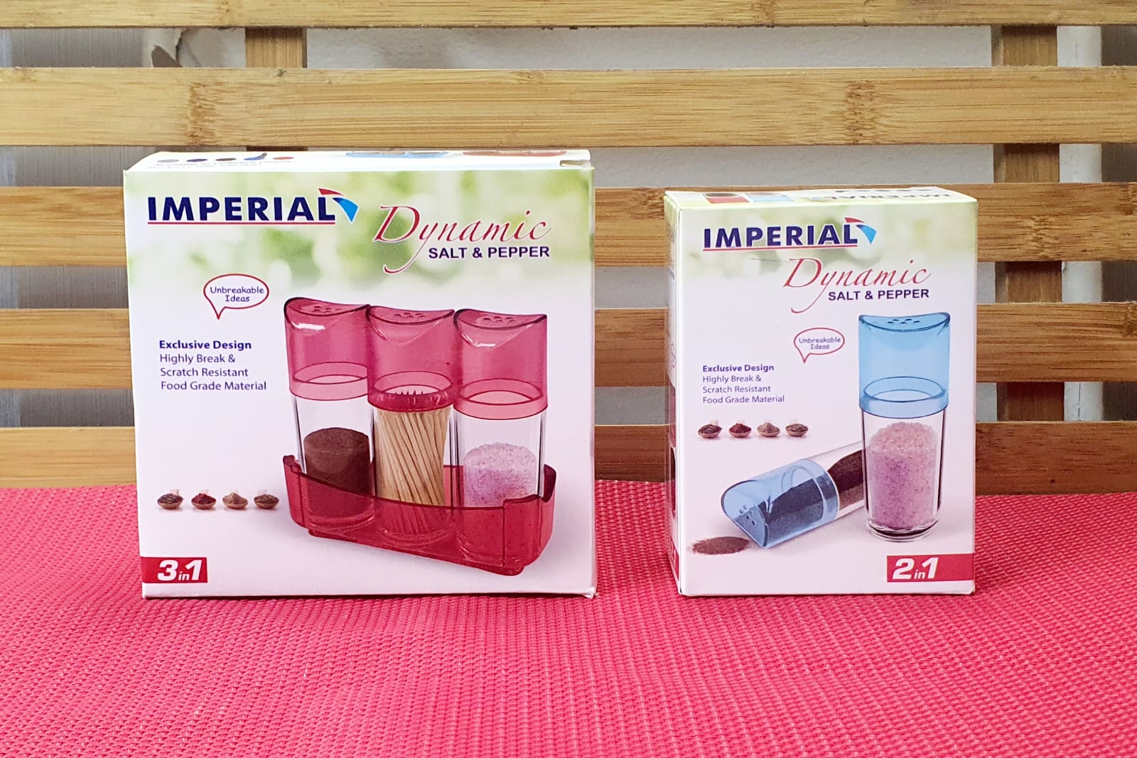 Imperial Dynamic Salt & Pepper Condiment & Spice Rack 3 in 1/ Masala box image 5