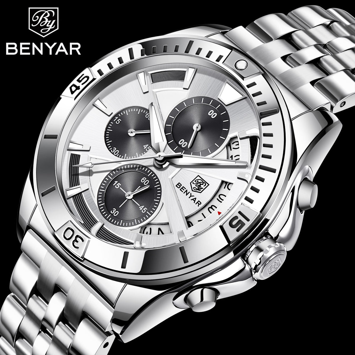 Benyar BY-5180 Skymaster Chronograph Watch Main Image