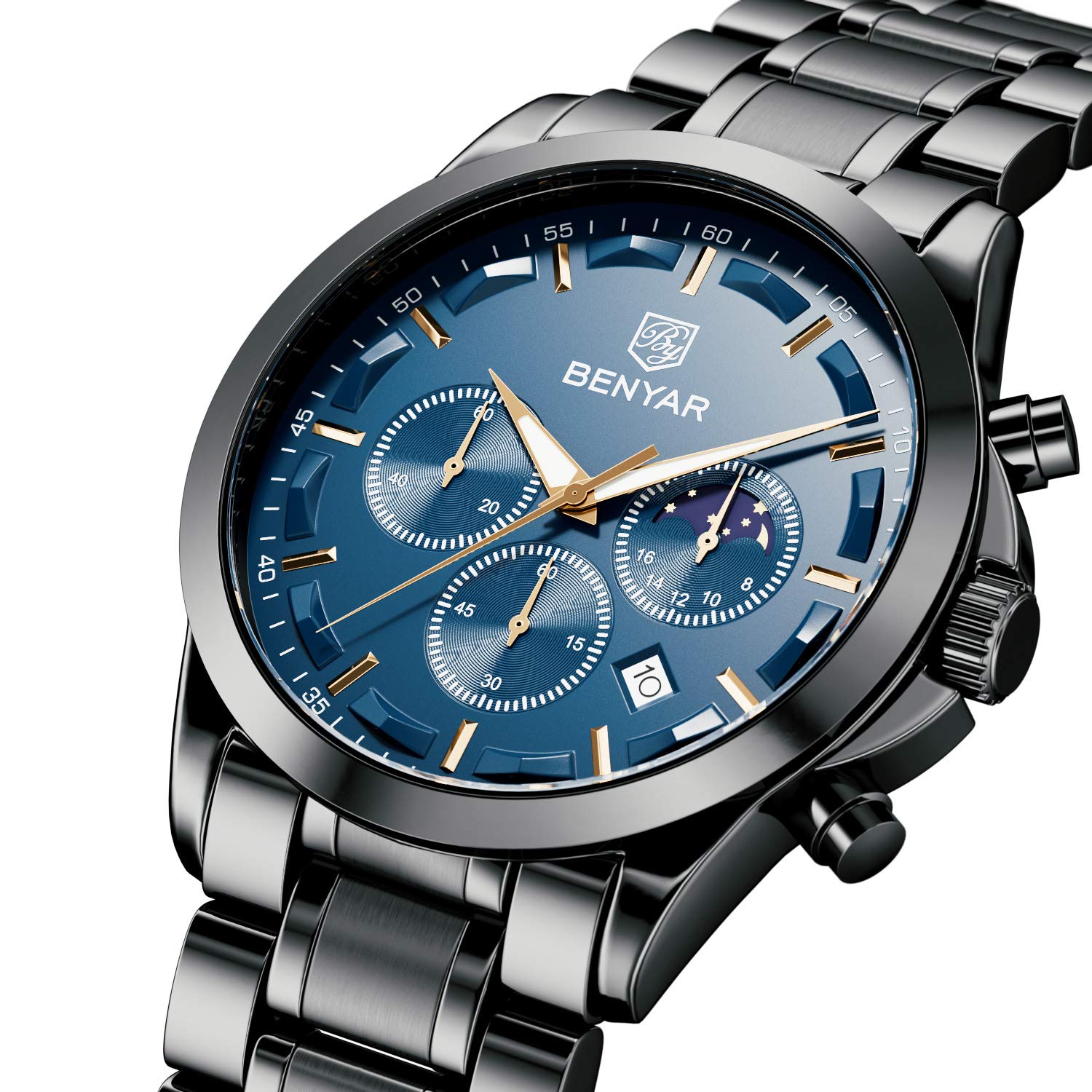 Benyar BY-5160 Moonphase Chronograph Watch main image