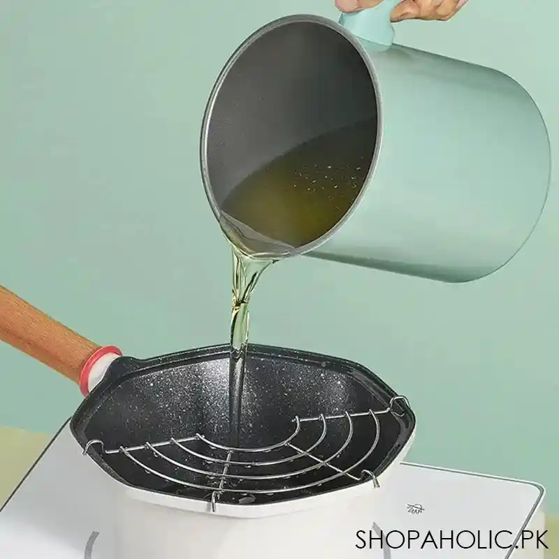 1.4l stainless steel oil filter pot with tray image4