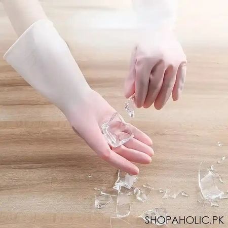 1 pair silicone cleaning gloves image5