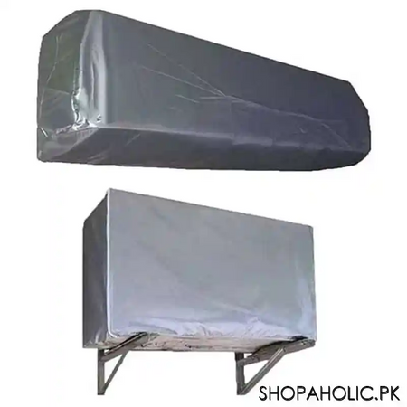 1 ton indoor and outdoor unit ac cover   silver main image
