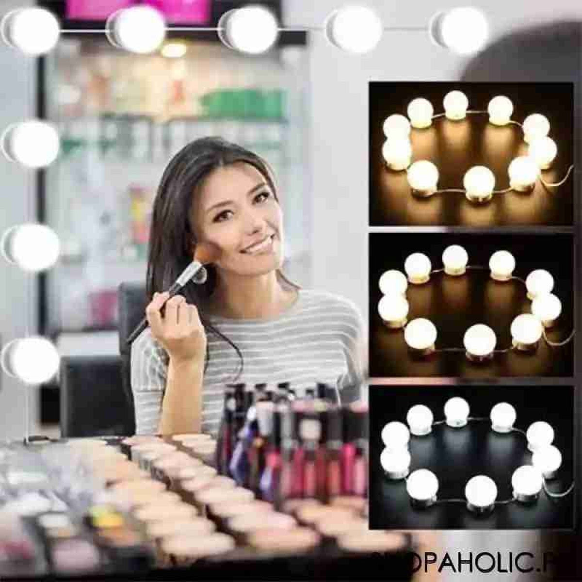 10 LED Vanity Mirror Light Kit - Main Image