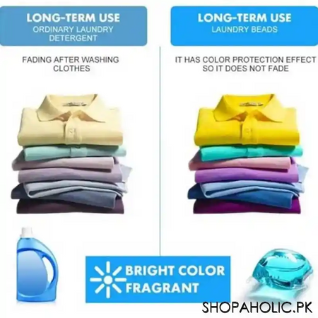 10 pcs laundry gel bead capsules for clothes washing machine wash cleaning image2