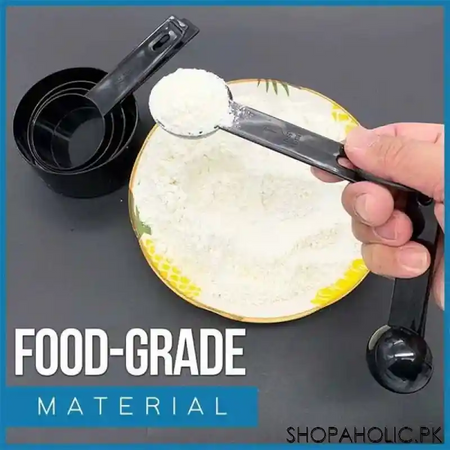 10 pcs measuring cup and spoon set   black image4