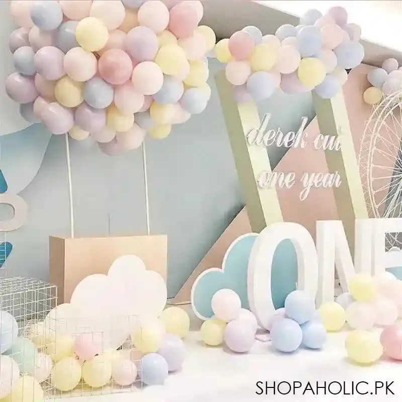100 pcs mix candy color macaron latex balloons image4