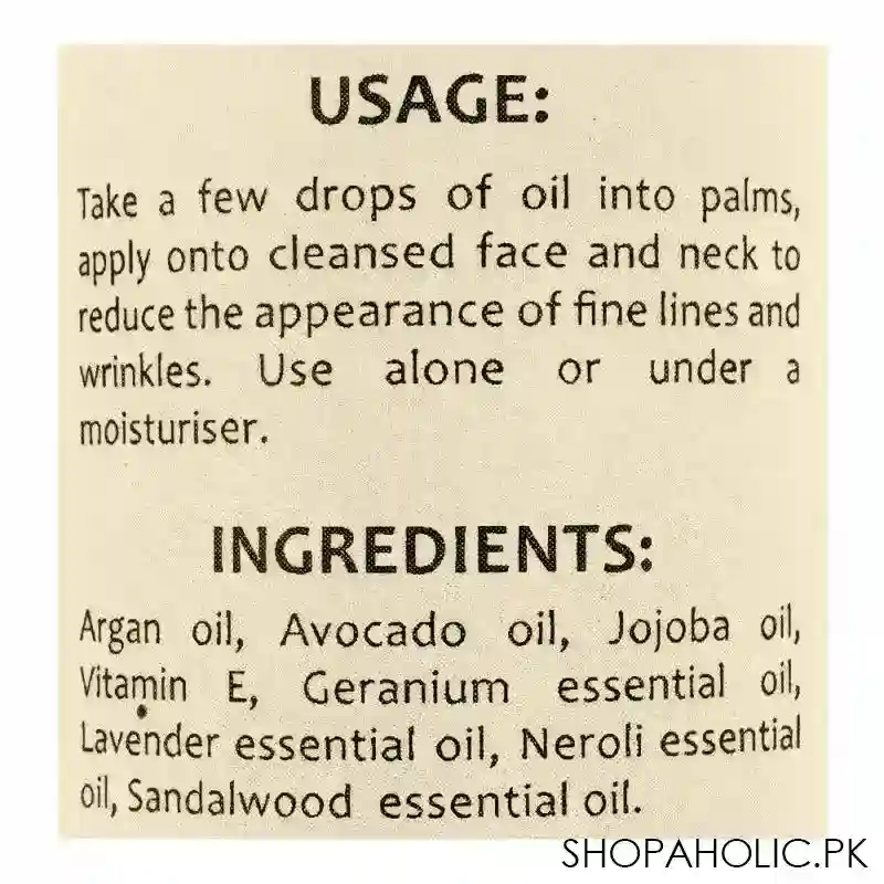 100% wellness co restore argan oil+vitamin e natural face serum, for skin repair, 30ml image3