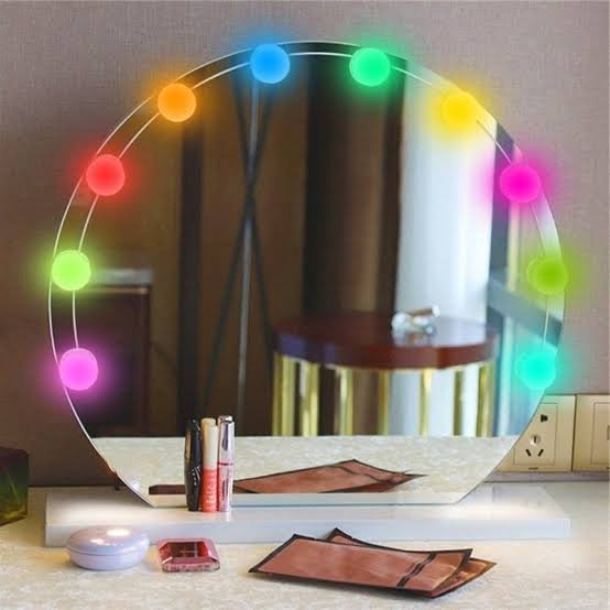10 led rgb hollywood vanity mirror lights main image