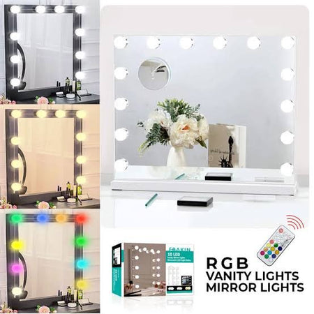 10 led rgb hollywood vanity mirror lights image 2