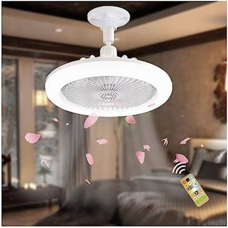 2 in 1 led ceiling fan light for bedroom, kitchen & living room image 2