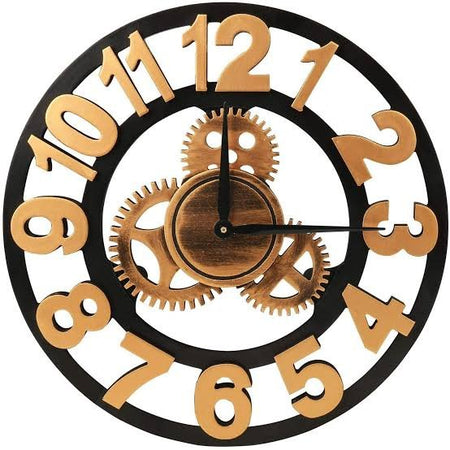 vintage design golden wall clock image 5