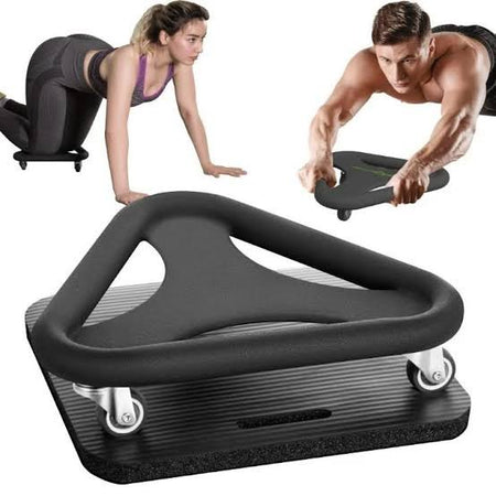 triangle abdominal exercise wheels image 3