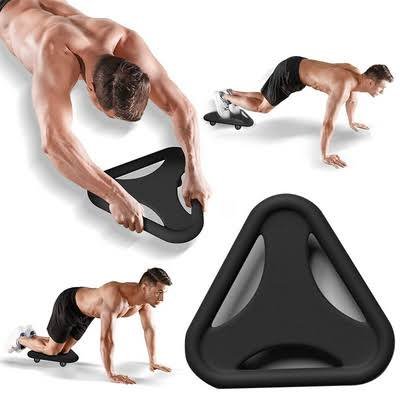 triangle abdominal exercise wheels image 4