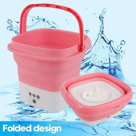 2 in 1 mini portable foldable washing machine with dryer - 6.5l main image