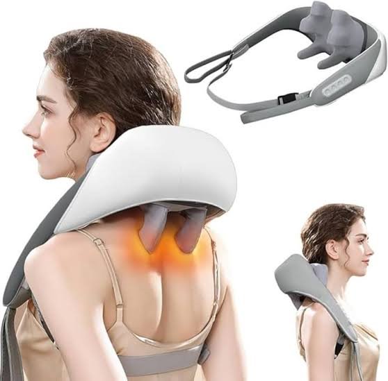 electric wearable pain relief massager for neck, shoulder, back & legs (qy-6001) main image