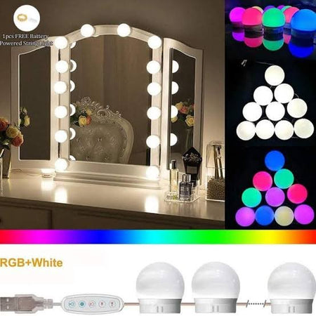 10 led rgb hollywood vanity mirror lights image 3
