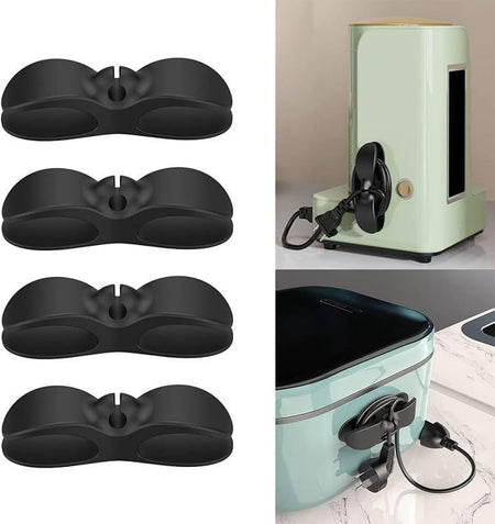 (pack of 4) cable cord organizer for appliances image 3