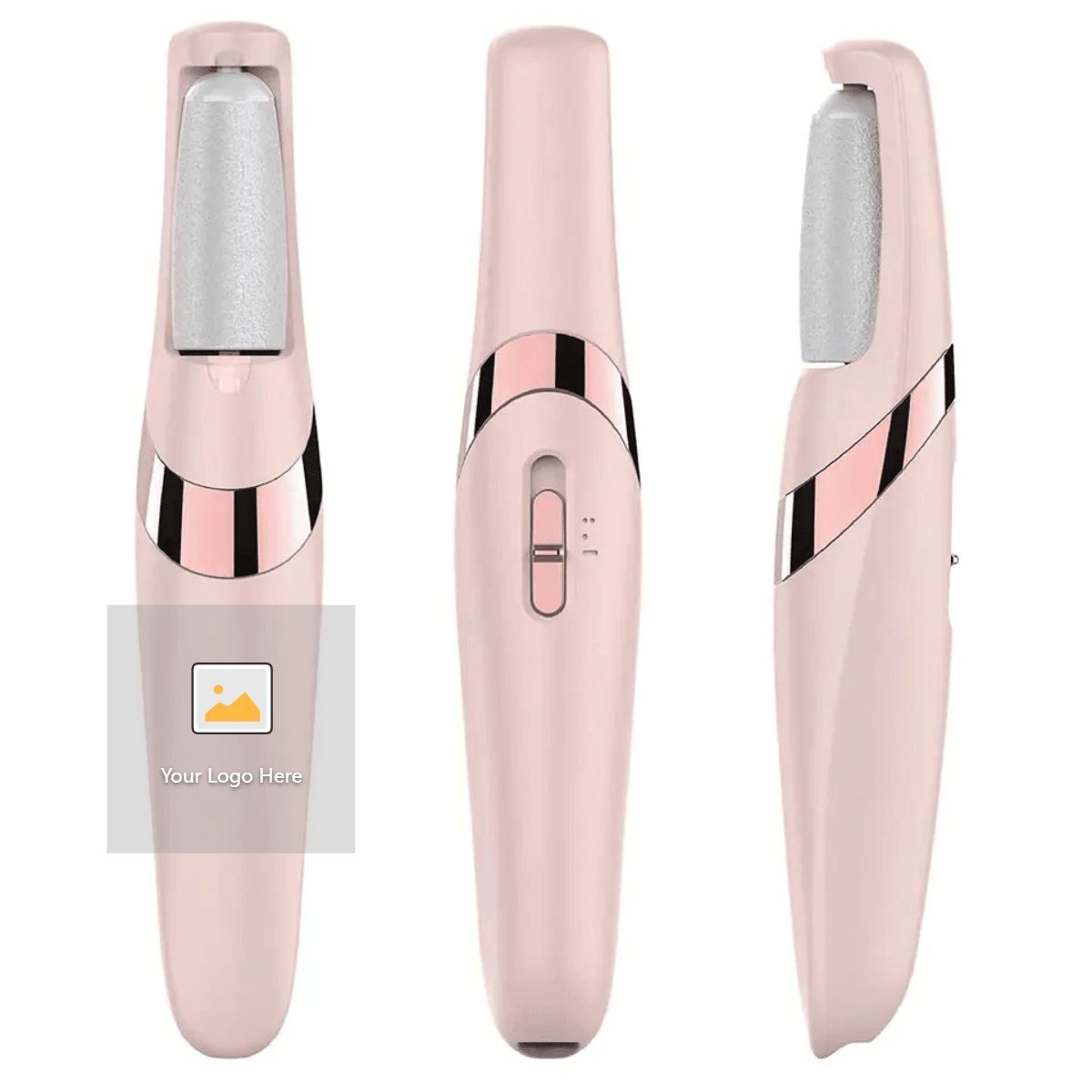 rechargeable electric foot file & callus remover pedicure tool image 2
