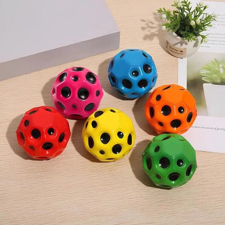 (pack of 3) super high bouncing space moon ball for kids image 3