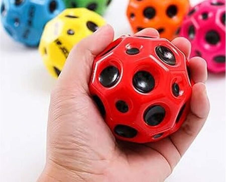 (pack of 3) super high bouncing space moon ball for kids image 4
