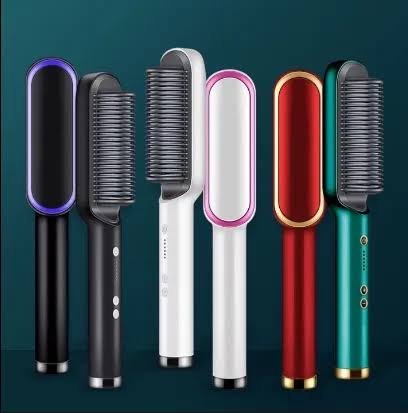 909 hair straightener brush image 2