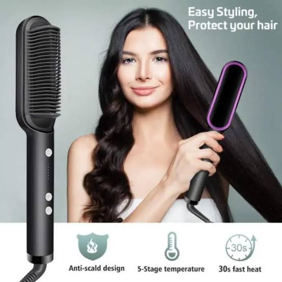 909 hair straightener brush image 3