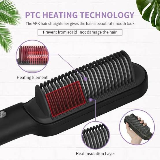 909 hair straightener brush image 6