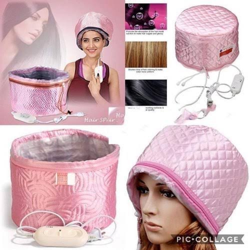 washable electric thermal hair cap – oil & scalp therapy image 3