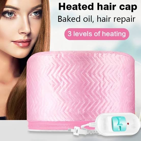 washable electric thermal hair cap – oil & scalp therapy main image